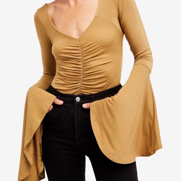 Free people bell sleeves top - Picture 2 of 3